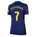 Maillot de foot Atletico Madrid Antoine Griezmann #7 Extérieur vêtements Femmes 2025-26 Manches Courtes